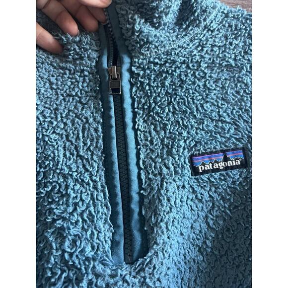 PATAGONIA Pullover XS Los gatos 1/4 zip Abalone blue women - Picture 7 of 8
